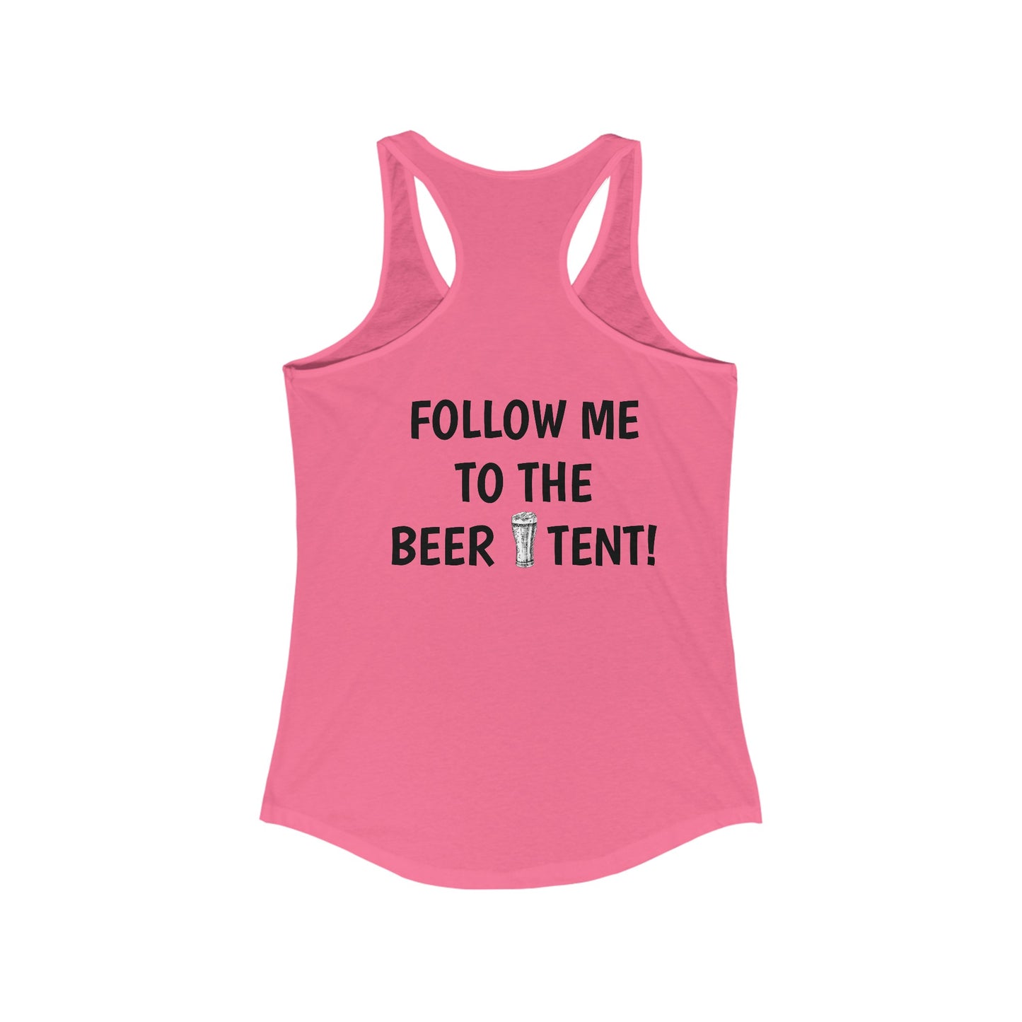 Running for the Beer Racerback Tank