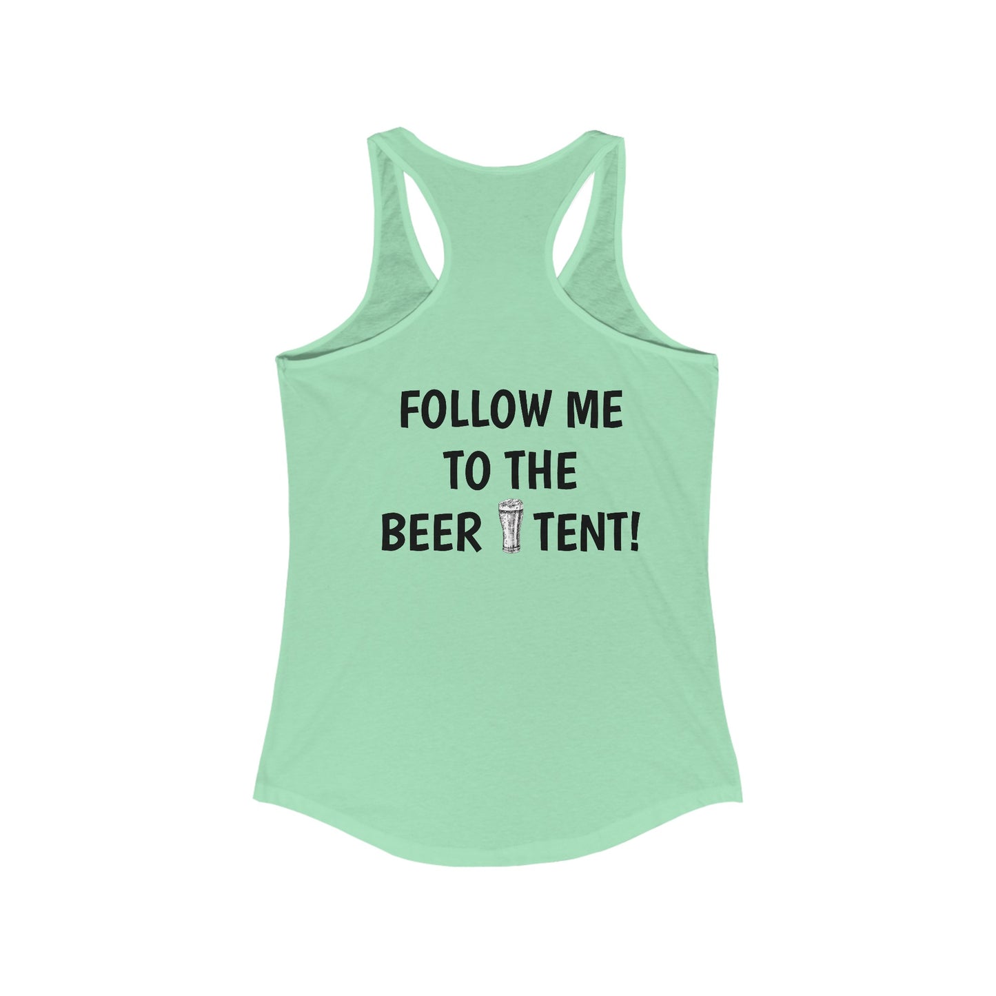 Running for the Beer Racerback Tank