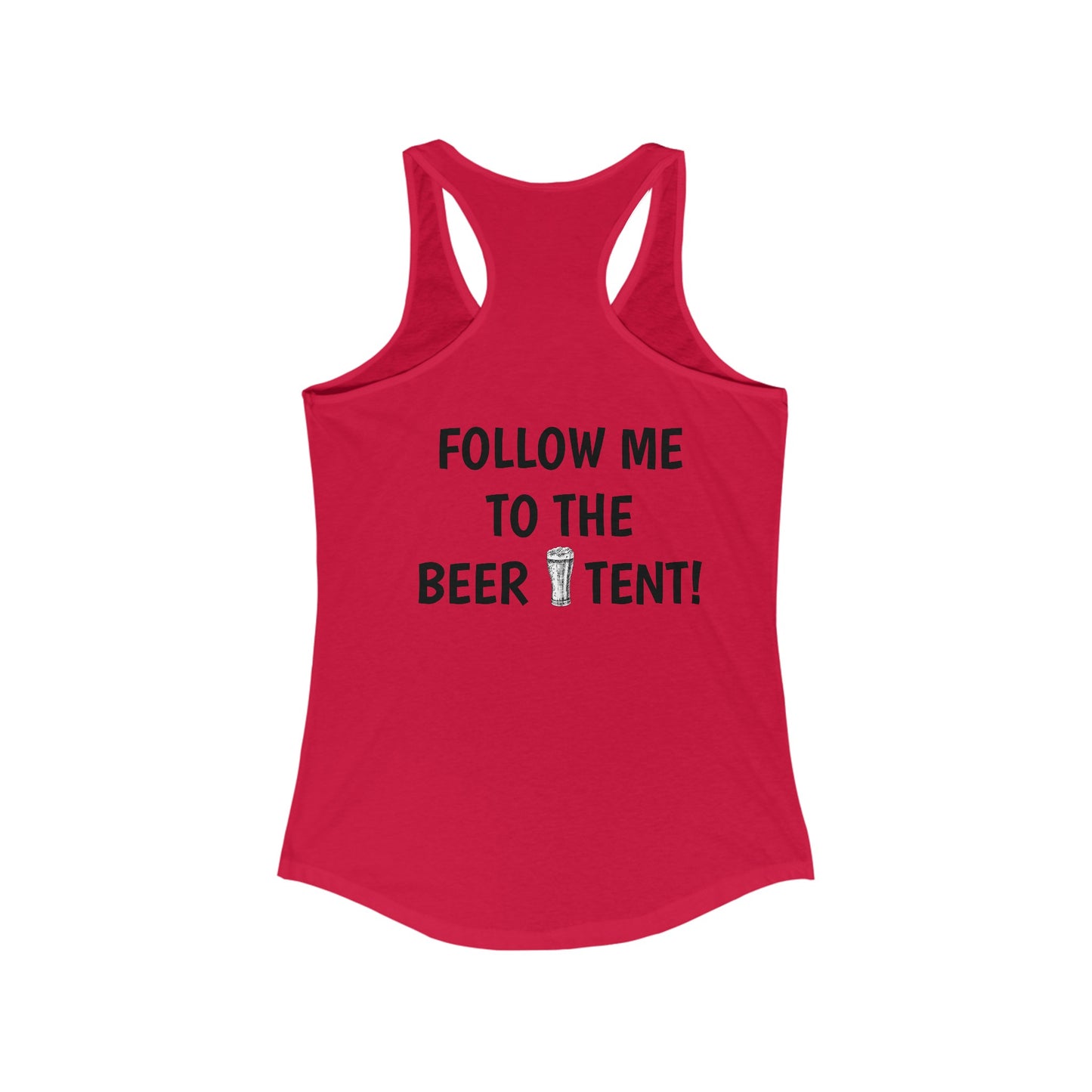 Running for the Beer Racerback Tank