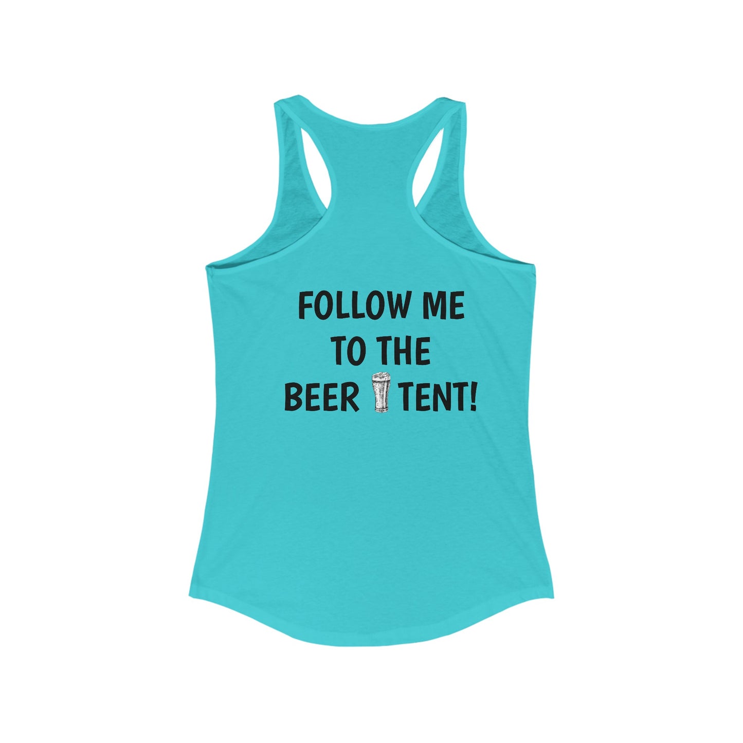Running for the Beer Racerback Tank