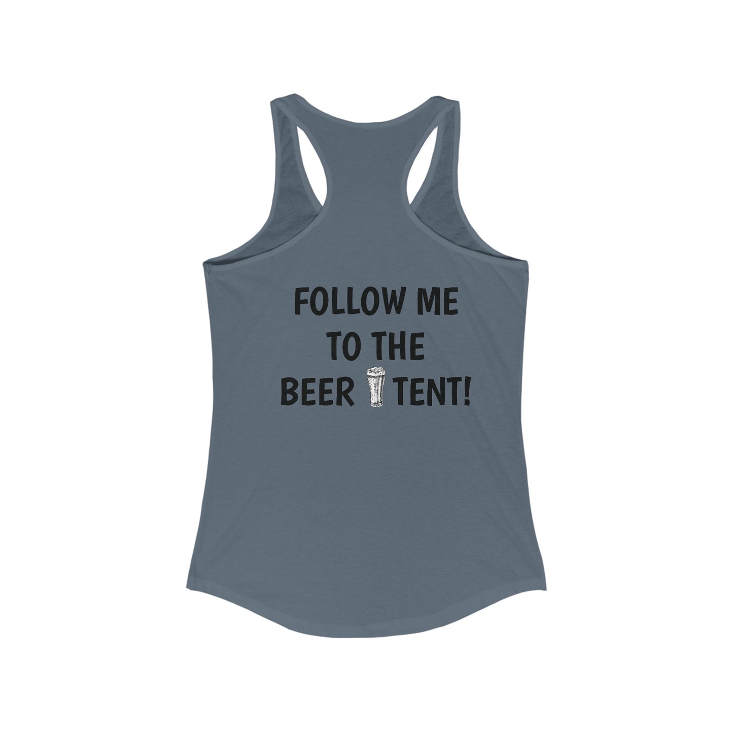 Running for the Beer Racerback Tank
