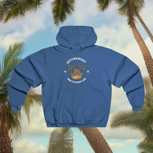 Enjoy Retirement Skeleton Hooded Sweatshirt
