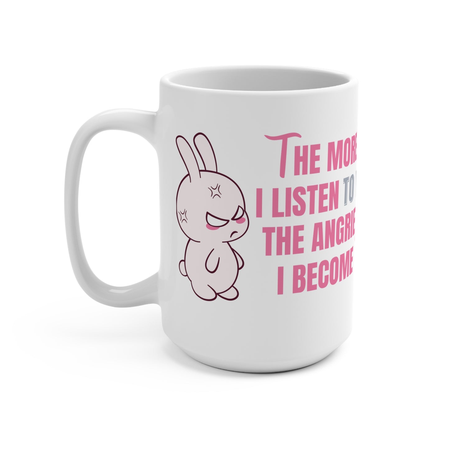 Angry Bunny Mug 15oz