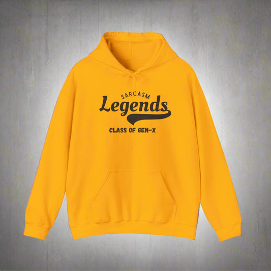 Sarcasm Legends Class of Gen-X Unisex Hoodie