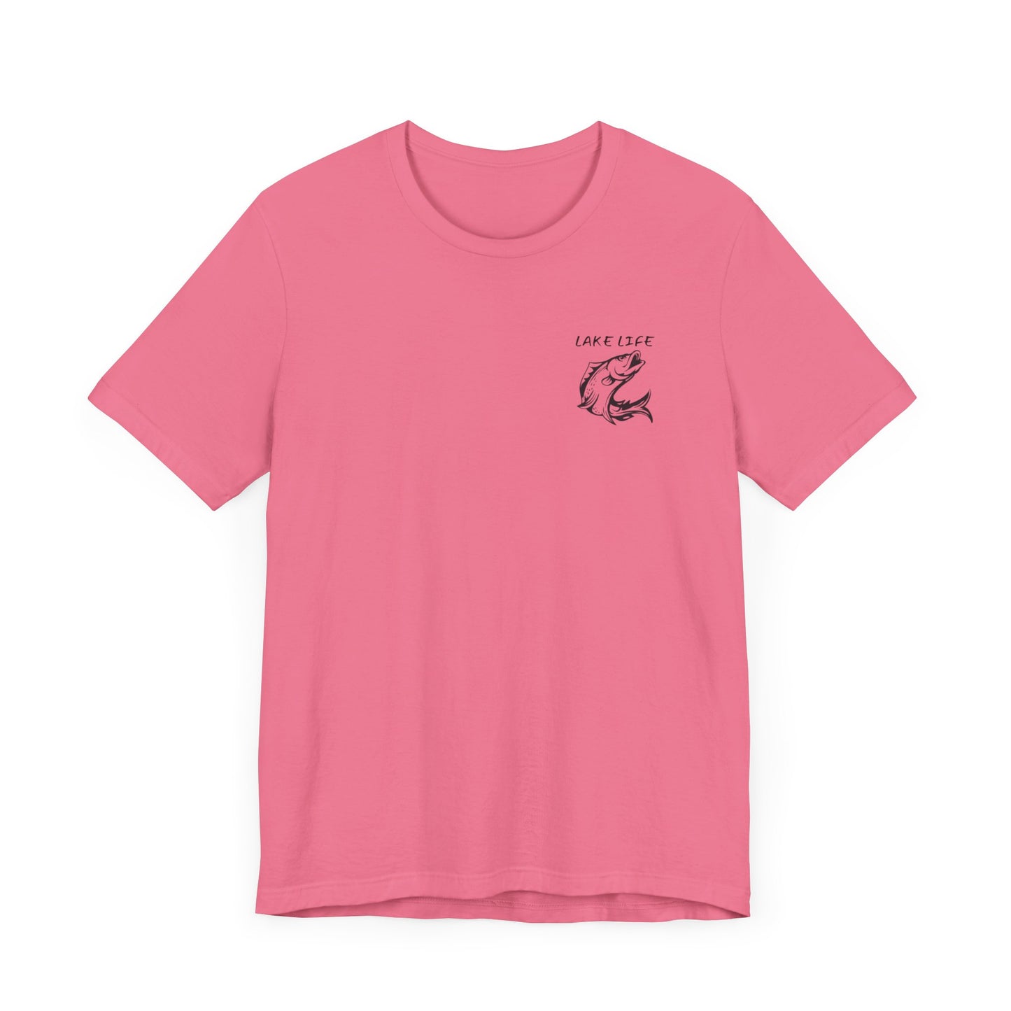 Lake Life- More fun under the summer sun B&W logo Tee