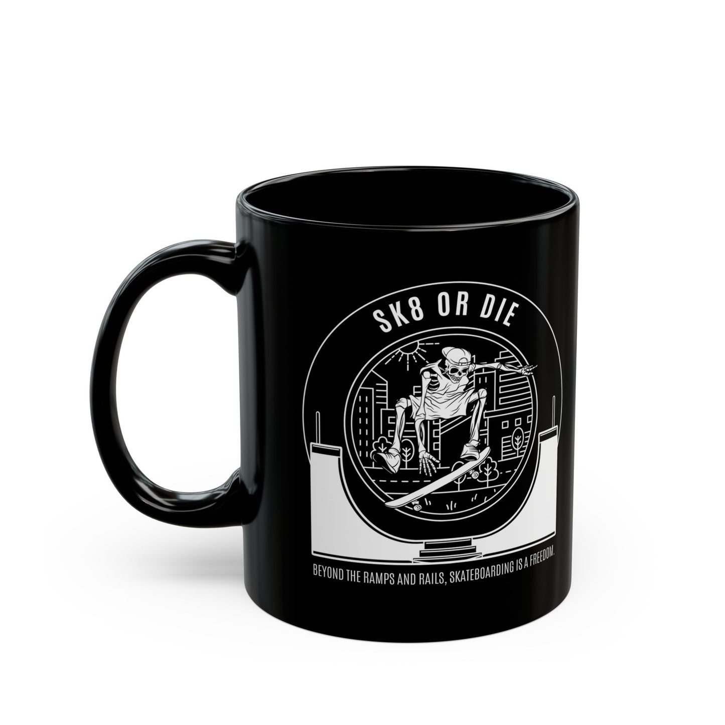SK8 OR DIE MUG