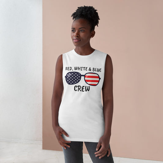 RED, WHITE & BLUE CREW Tank