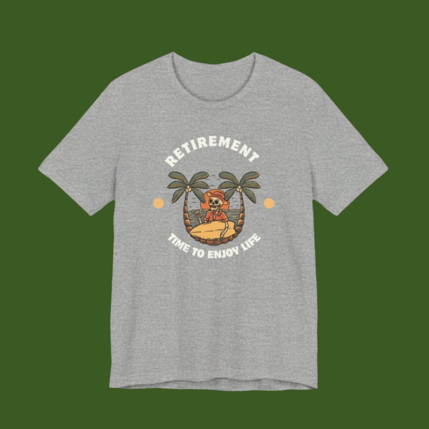 Enjoy Retirement Skeleton Tee