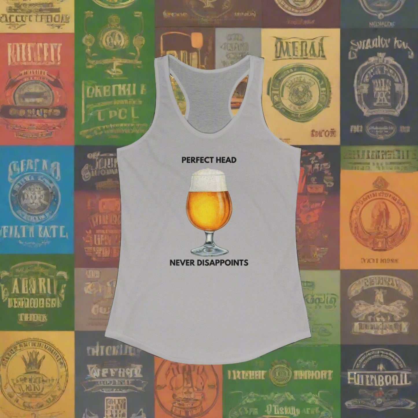 Perfect head never Disappoints Racerback Tank