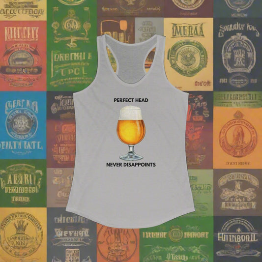 Perfect head never Disappoints Racerback Tank