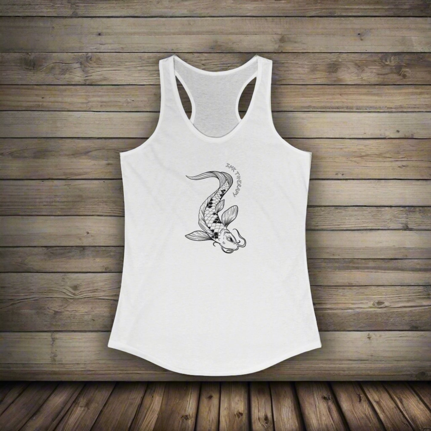 Ink Therapy- KOI Racerback Tank