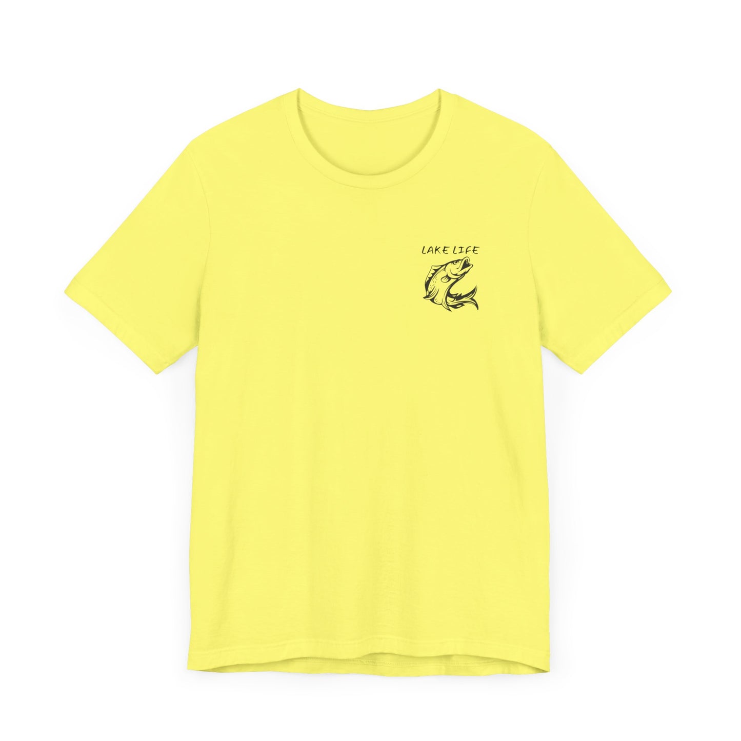 Lake Life- More fun under the summer sun B&W logo Tee