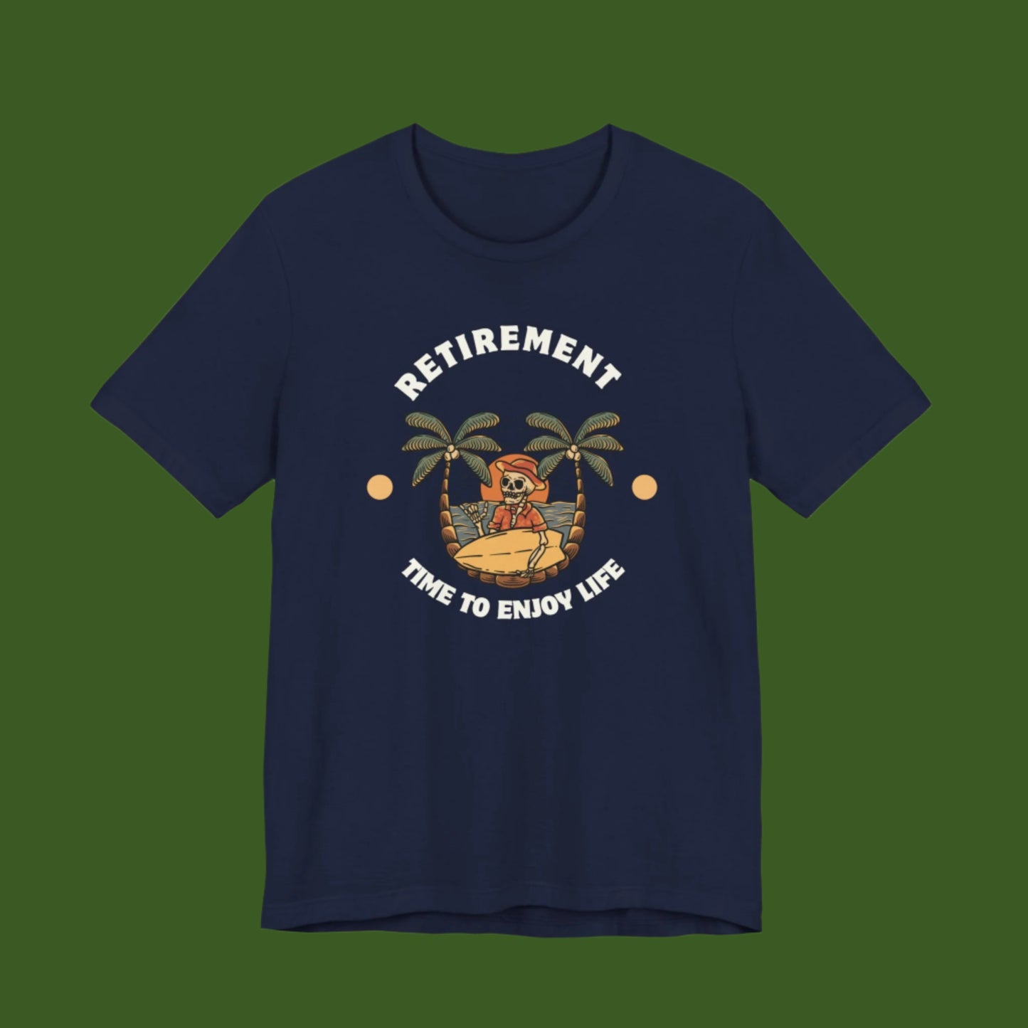 Enjoy Retirement Skeleton Tee