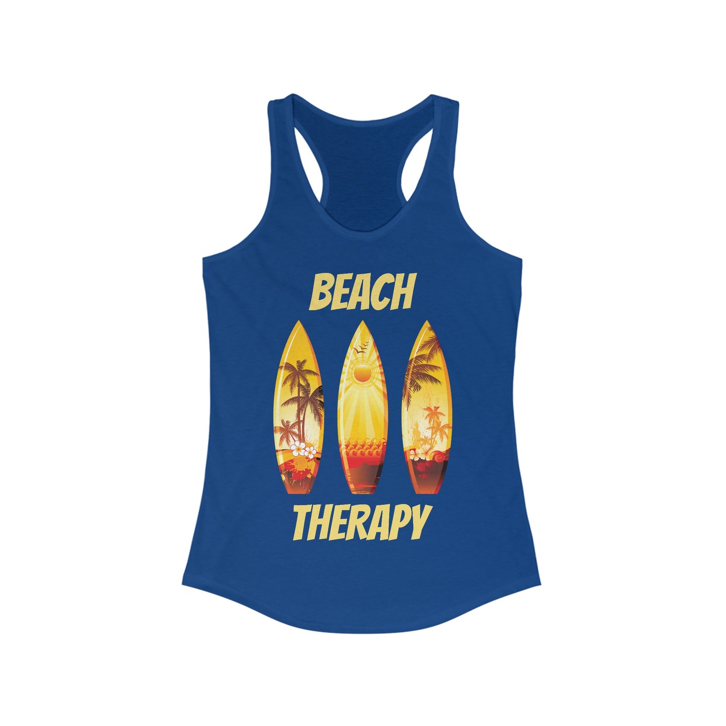 Beach Therapy Racerback Tank