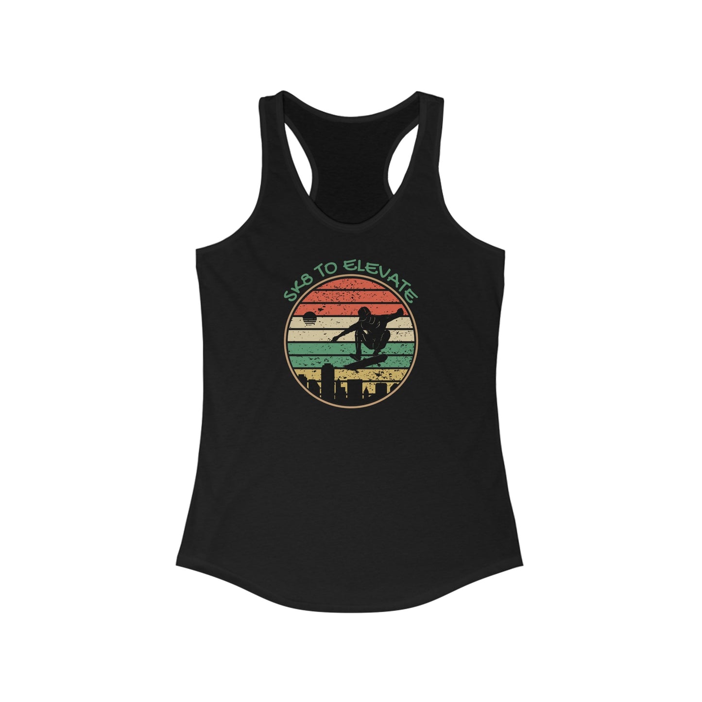 Skate to Elevate Racerback Tank