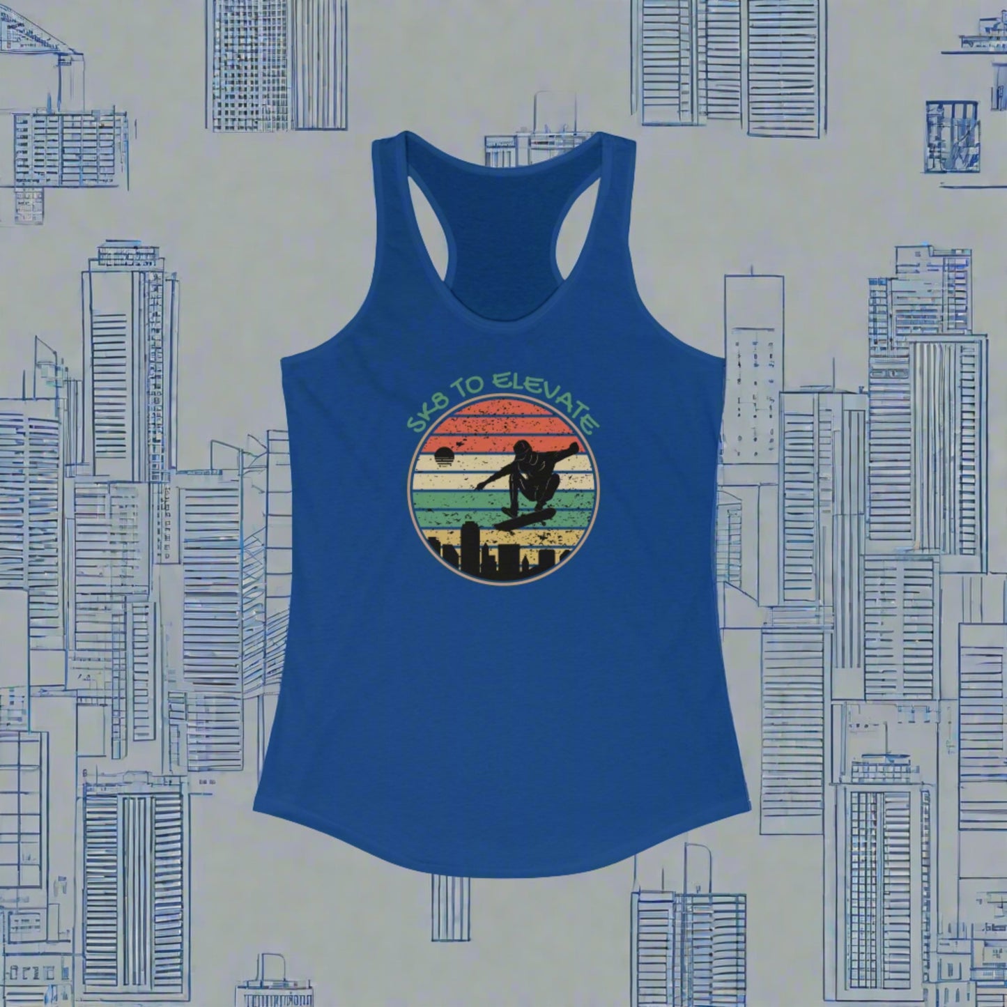 Skate to Elevate Racerback Tank