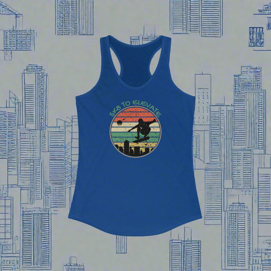 Skate to Elevate Racerback Tank