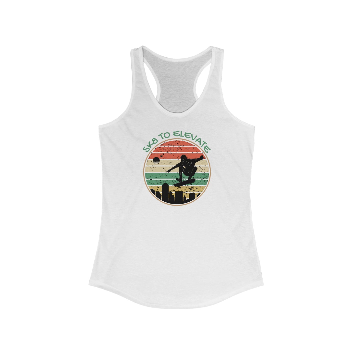 Skate to Elevate Racerback Tank