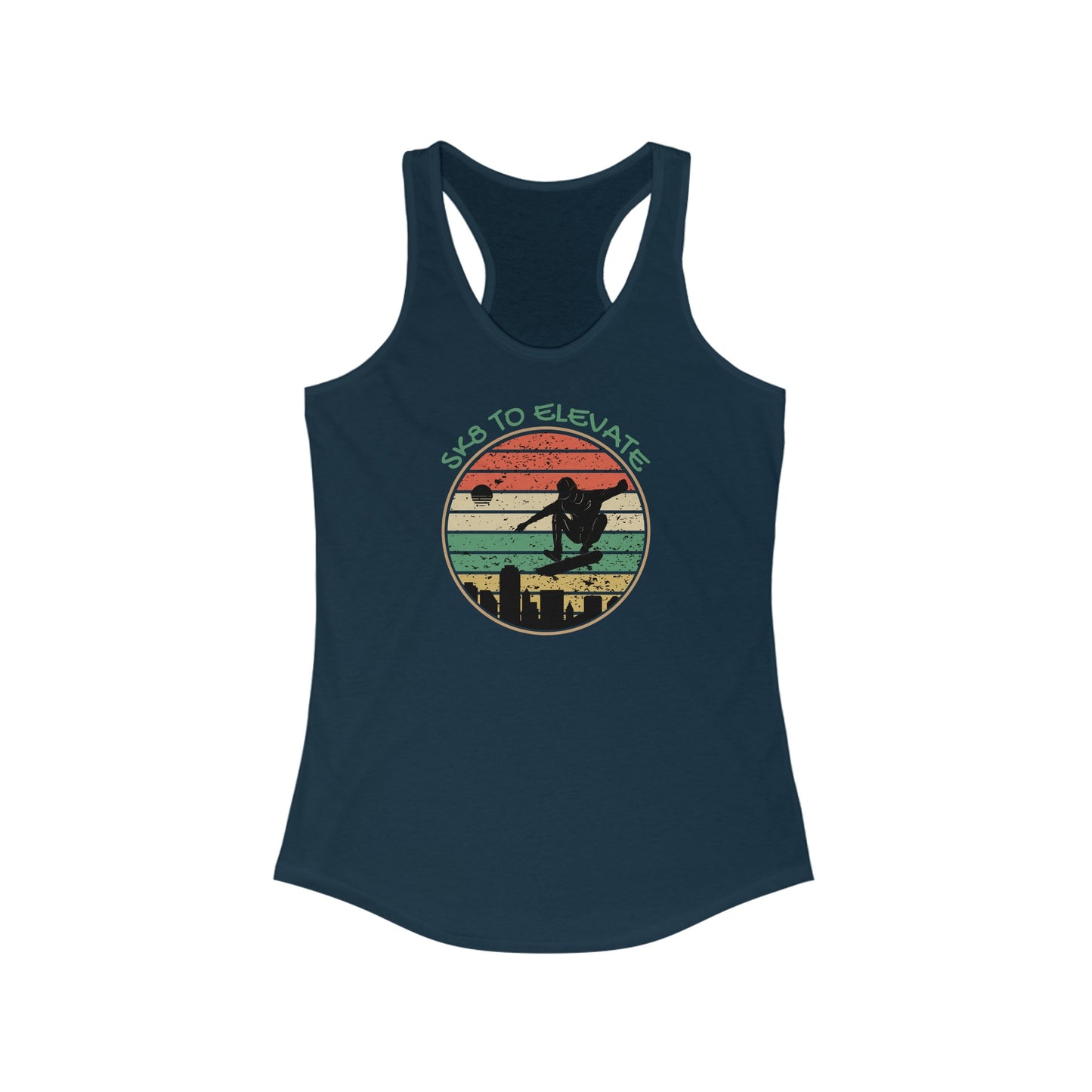 Skate to Elevate Racerback Tank