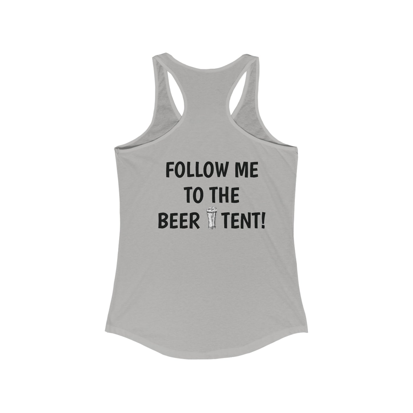 Running for the Beer Racerback Tank